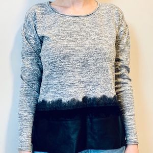Heathered sweater